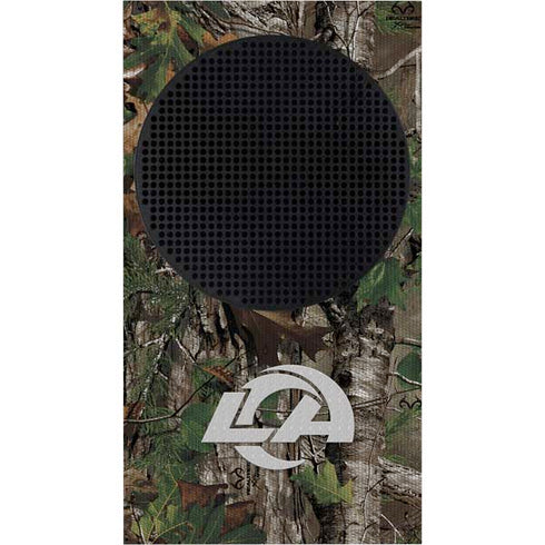 NFL Los Angeles Rams Realtree Xtra Green Camo Xbox Series S Console Skin